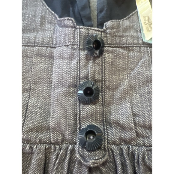 Matilda Jane Girls Denim Dress Sz 6 School Uniform You & Me Study Hall Dress VTG - Picture 3 of 6